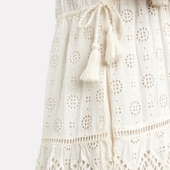 Ulla Johnson Gianna eyelet midi dress with tie waist. Excellent condition. Sz 4 - Picture 8 of 14